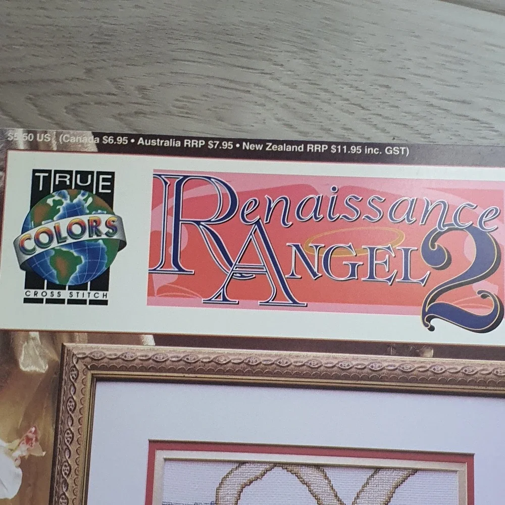 True‎ Colors Renaissance Angel 2 Cross Stitch Pattern Michele Johnson BCL-10186
